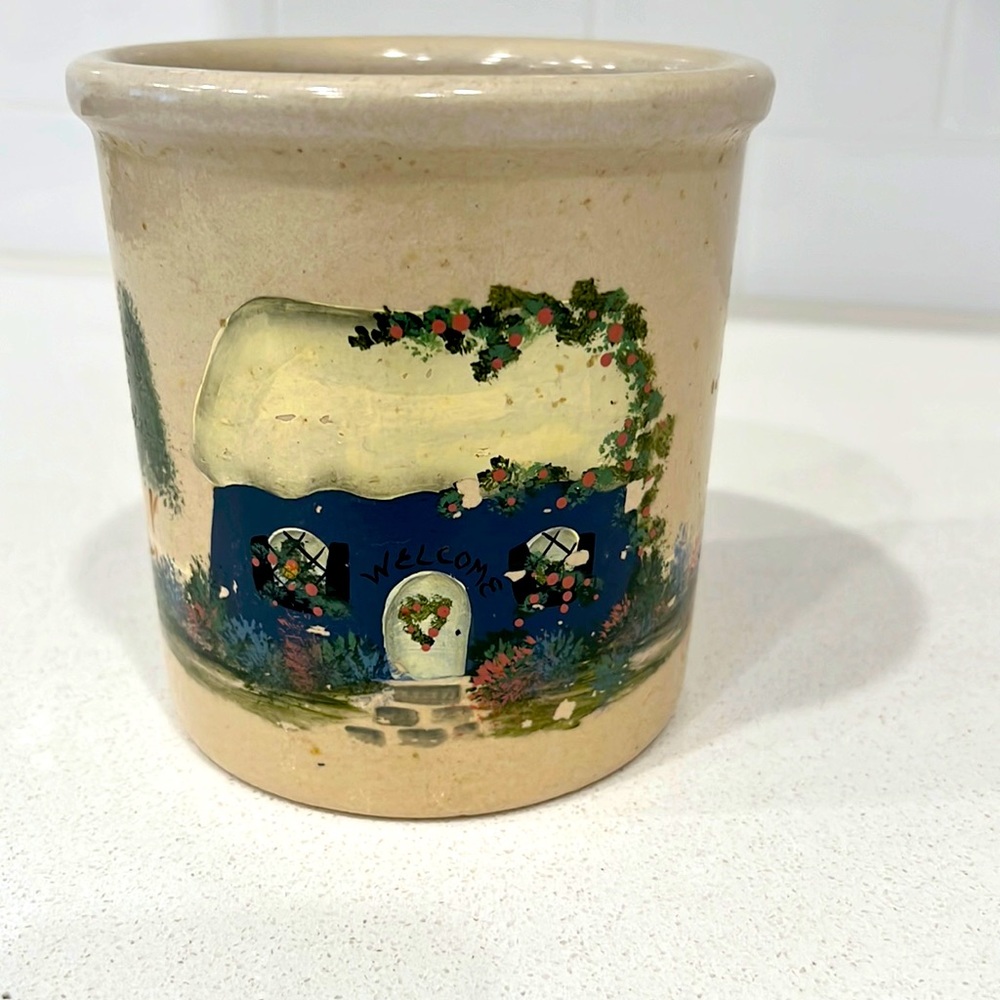 Hand painted  Decorative Jar